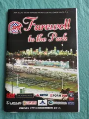 FARWELL TO THE PARK FINAL RACEBOOK HAROLD PARK PACEWAY COMMEMERATIVE COLLECTABLE