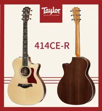 在飛比找樂天市場購物網優惠-【非凡樂器】Taylor 414CE-R電木吉他/ 贈原廠背