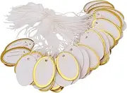 Beatifufu 500pcs Durable Paper Price Tags with for Handwritten Jewelry Price Labels for Retail Stores and Supermarkets for Earrings Necklaces Bracelets and Rings