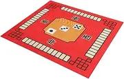 Vaguelly Mahjong Mat Thickened Slip Table Cover for Tile Games Microfiber Tablecloth Stylish Design for Mahjong Board Game Comfortable and Easy to Store