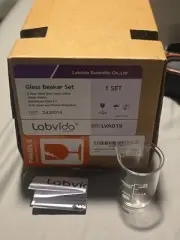 Labvida LVA019 6-PCS Heavy Duty Borosilicate Glass Beaker Set, 150mL NEW