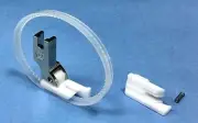 Teflon Right Raising Foot 3/32" with Slide Ring f/Plain Sewers - Juki, Brother