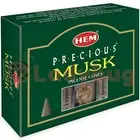 Incense Hem Cone Precious Musk Scents Smoke Fragrance Meditation Aroma