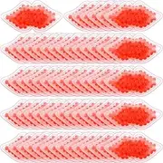 60 Pcs Lip Ice Pack Bulk Gel Ice Pack Reusable Boo Boo Ice Packs for Kids Ice Bags for Injuries Lip Shape Mini Ice Pack Cold Compress for Headaches, Tired Eyes, Swelling, Teeth Pain Relief