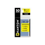 50pc Phantom Sleeves 41x63mm Game Card Case/Guard Protector Yellow Gloss/Gloss