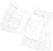 COHEALI 1 Pair Lace Wrist Cuffs Women's Dress Accessories Elastic Fingerless Gloves Lace Cuffs False Sleeves Fashionable Hand for Party Cosplay