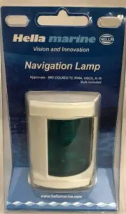 HELLA MARINE 003562125 Starboard Navigation Lamp- Incandescent - 1nm - White