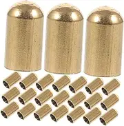 HAPINARY 30pcs Rope End Caps Durable Snap Connectors for Bracelets and Necklaces Lightweight and Portable Cord End Stoppers Resistant Fasteners for Rope Accessories
