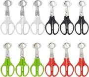 12 Pack Stainless Steel Quail Egg Cutter Scissors Kitchen Egg Shears Tool
