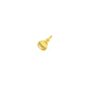 9ct Gold Shell With Pearl Charm