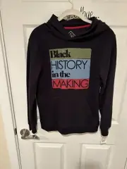 Black History in the Making Youth Sweatshirt/ Hoodie In Size Large-NWT