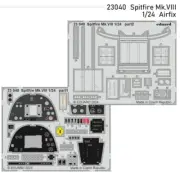 Eduard 1/24 Supermarine Spitfire Mk.VIII Detail set for Airfix kits