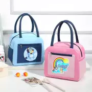 Bluey Insulated Lunch Bag Aluminum Foil Meal Pack Zipper Thermal Food Storage Bo