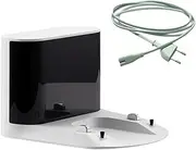 Charger Docking Station Base Parts Accessories ，Compatible for Roborock， S7 Q7 S7 Plus/Q7 Max /S5 Max /S8 /Q8 MAX Cleaner EU Version(White with Cable)