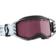 Scott Prospect Snow Cross Goggles - Black/White with Rose Lens 272846-1007134