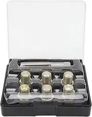 Durable Oil Drain Plug Thread Repair Kit, High Strength Rethread Tool for Engine Oil Screw with Aluminum Gasket, for Sump and Different Drain Plug Threads Repairing