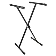 Crown Heavy Duty X-Style Height Adjustable Keyboard Stand (Black)