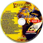 ROCK CLASSICS KARAOKE CHARBUSTER CD+G 5110 Disc-2 Eric Clapton,Queen+ IN SLEEVES