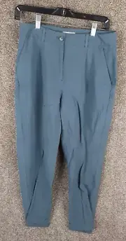 Ann Taylor Loft Skinny Ankle Pant Womens 2 Blue Cuffed Rayon Blend Pockets NWT