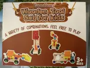 Goodfuns Wooden Tool Set For Kids 3+ Ages