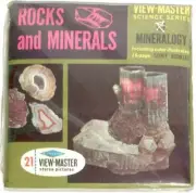 ROCKS AND MINERALS - MINEROLOGY SCIENCE 3d View-Master 3 Reel Packet NEW SEALED