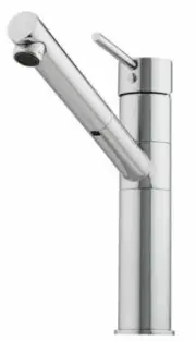 Oliveri ESSENTIALS PULL OUT SWIVEL MIXER Lever Handle, Polished Chrome