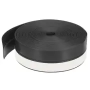 Silicone Seal Strip, 35mm Width x 33FT Length Sealing Foam Tape, Black