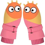 [LIFKOME] 1 Pair Christmas Gloves Children Gloves Christmas Snow Mittens Ski Mittens Warm Ski Gloves Waterproof Gloves