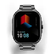 HiFuture ULTRA3 PRO Stainless Steel Smart Calling Watch 2.04" Display Black
