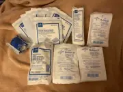Medline Wound Care Lot - Gauze Bandage Rolls, Woven Gauze Sponges etc.