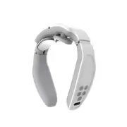 3 Heads Electromagnetic Cervical Vertebra Cervical Massage Multi-Function Neck Electric Massager White
