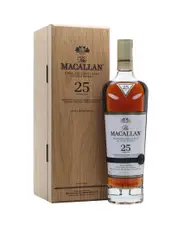 The Macallan Sherry Oak 25 Year Old Single Malt Scotch Whisky 700ml @ 43 % abv