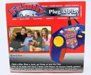 Family TV 10-in-1 Plug & Play Games Excalibur Electronic VR10 Hearts Crazy 8 etc