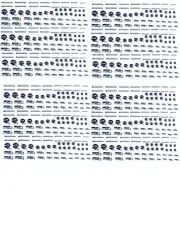1/64 Seattle Seahawks nfl Waterslide Decals MADE IS THE USA