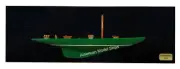 SHAMROCK HALF HULL Model Ship 36" - Handcrafted Wooden HALF HULL Ship Model NEW