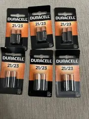 12 21/23 Duracell 12V Alkaline Batteries (8LR50, A23, MN21, Security) New