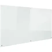 RAPIDLINE GLASSBOARD W2100mm x D15mm x H1200mm Transparent White