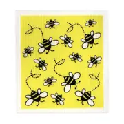 Organic RetroKitchen 100% Compostable Sponge Cloth - Bees - Fresh, healthy organic delivery | Doorstep Organics