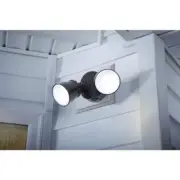 Outdoor Integrated LED Wall Mount Flood Light 2-Light Adjustable Head Black
