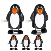 5 Pcs Penguin Clockwork Toys Christmas Party Giveaways