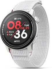 COROS PACE 3 Sport Watch GPS, Lightweight and Comfort, 17 Days Extend Battery Life, Dual-Frequency GPS, Heart Rate and SpO2, Navigation, Sleep Track, Training Plan, Run, Bike, and Ski (Chalk Nylon)