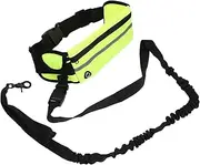Toddmomy 1 Set Pet Running Traction Rope Puppy Outdoor Leash Dog Leash Reflective Dog Leash Rope Dog Leashes Sports Waist Bag Leash Dog Rope Leash Portable Dog Leash Light Green Nylon