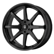 20x9 Asanti Black ABL-32 KAISER Satin Black Gloss Black Lip Wheel 6x135 (30mm)