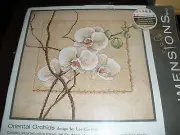 Dimensions Oriental Orchids Counted Cross Stitch Kit - 316276