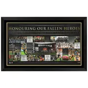 Collingwood Magpies Honouring Our Fallen Heroes Framed