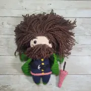Harry Potter Amigurumi Hagrid Doll/Figure Crochet Hand Made 7"