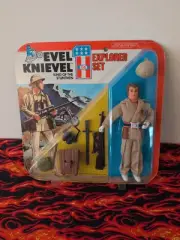 Vintage 1975 Evel Knievel Sealed Explorer Set Rare!