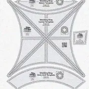 RingMaster Quilt Ruler: Double Wedding Ring Templates by CGRDWR