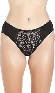 [Camille] Womens 3 Pack Lace Front High Leg Briefs
