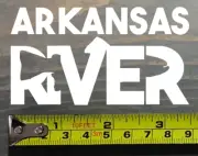 Arkansas River Sticker Decal Colorado Fly Fishing 3.5" Trout Abel Ross Reels TFO